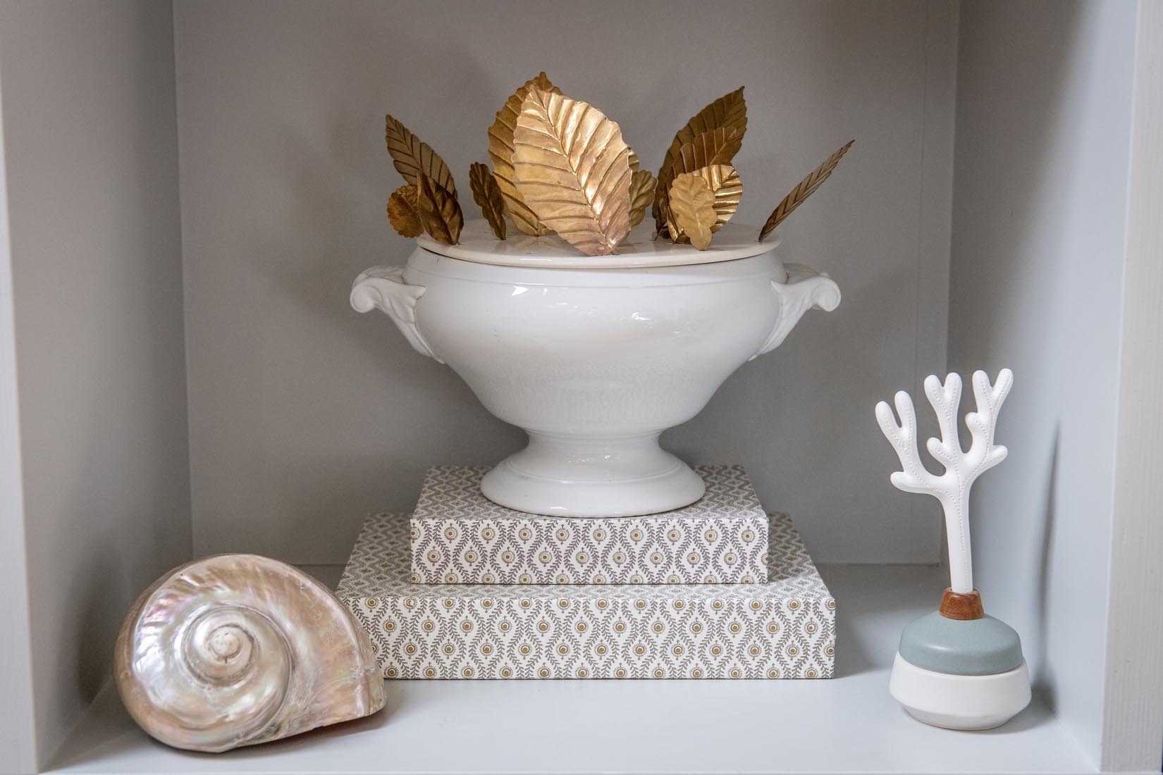 Cream Ironstone strainer - Natalia Willmott