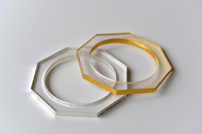 Eternity hexagon bangle by Mojiana designs - Natalia Willmott