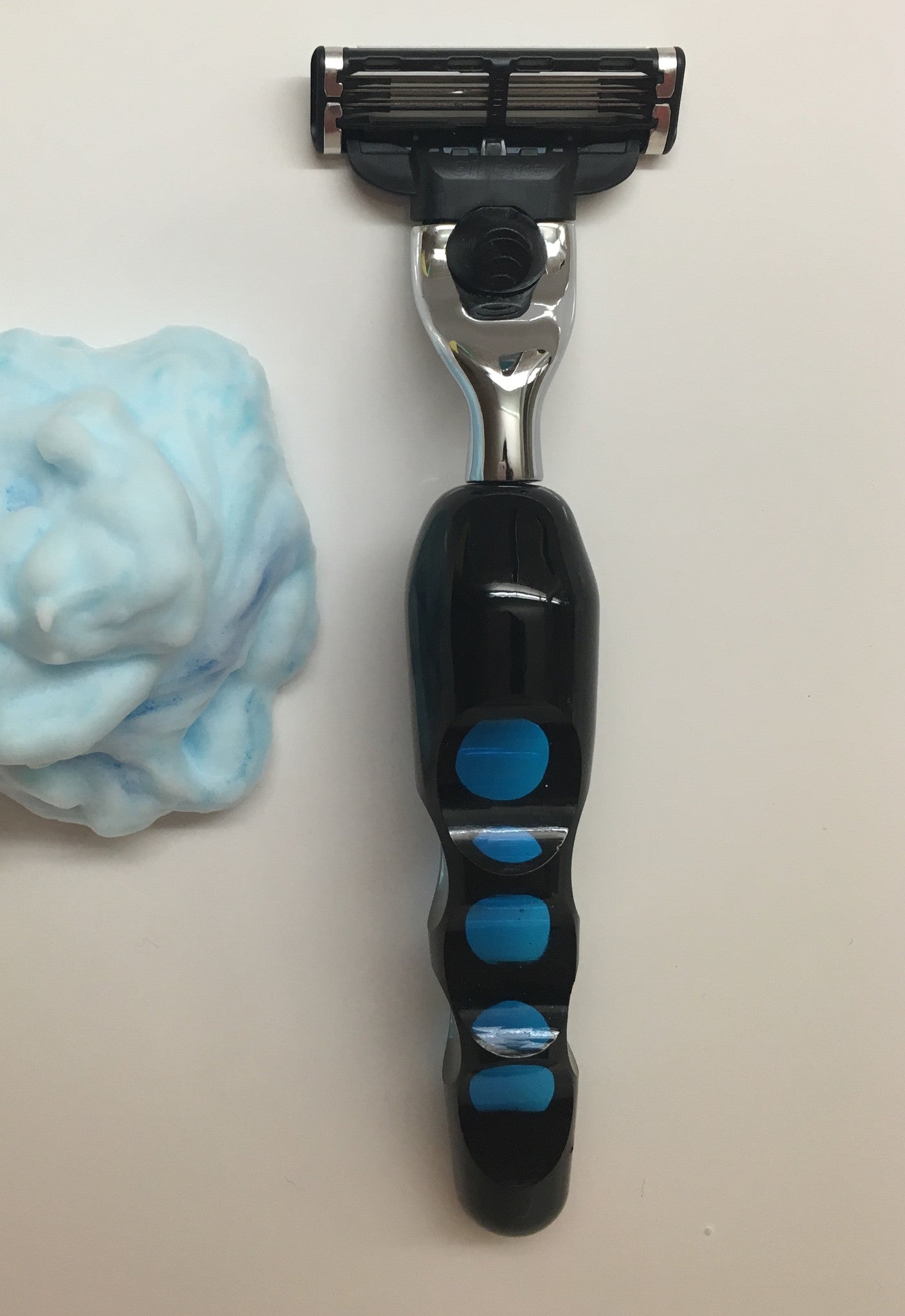 Glass razor "silex" - Natalia Willmott