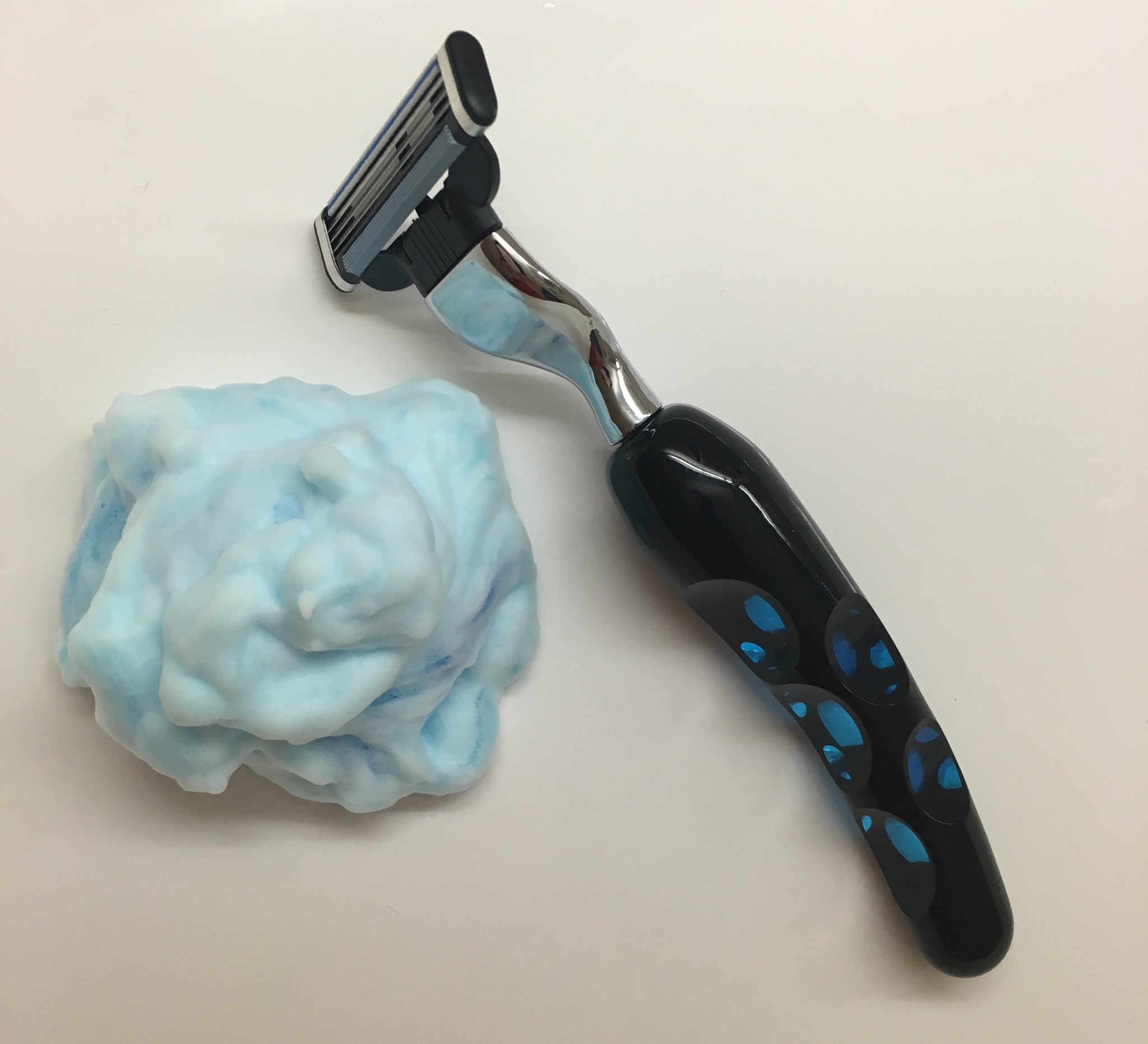 Glass razor "silex" - Natalia Willmott