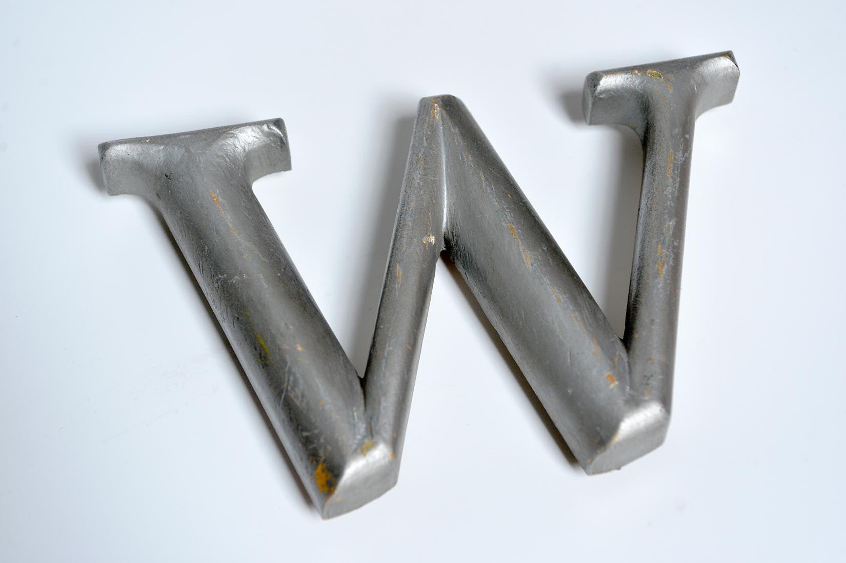 Gold distressed style vintage letters - Natalia Willmott
