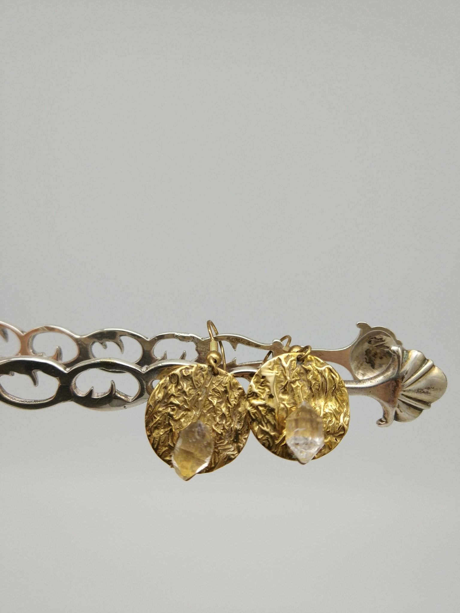 Himalayan diamond circle earrings - Natalia Willmott