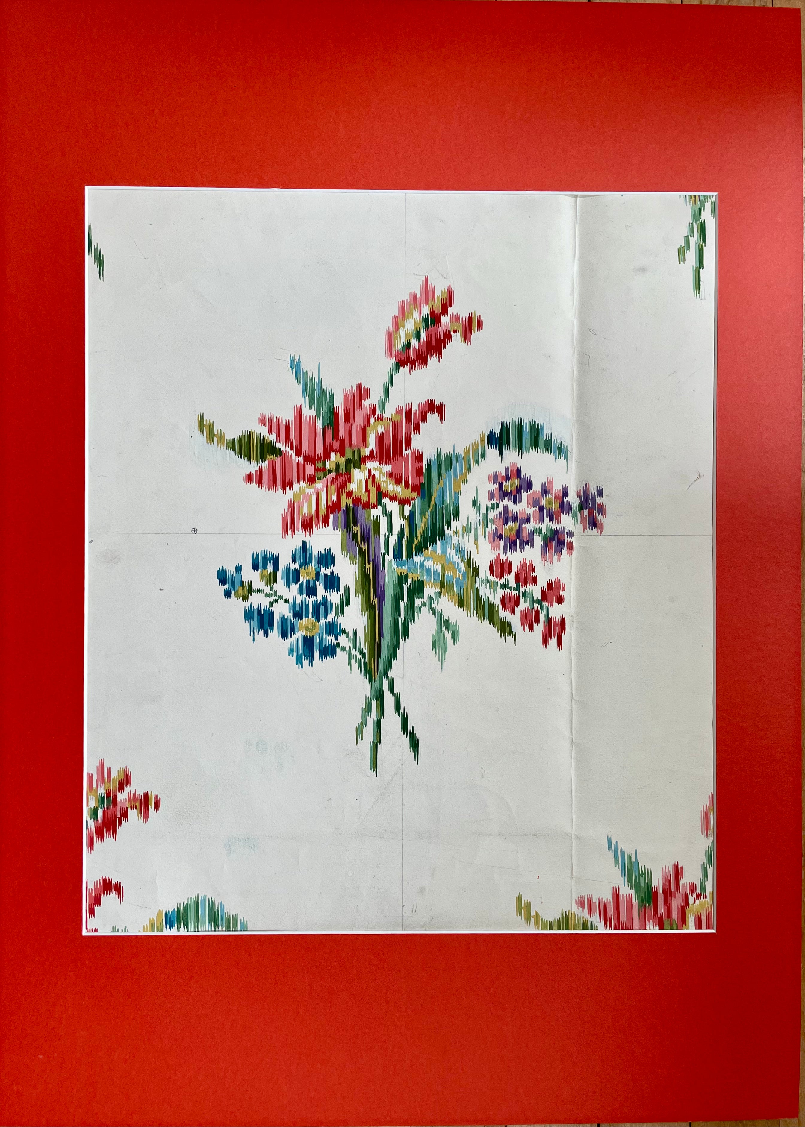 Original textile design Bouquet - Natalia Willmott