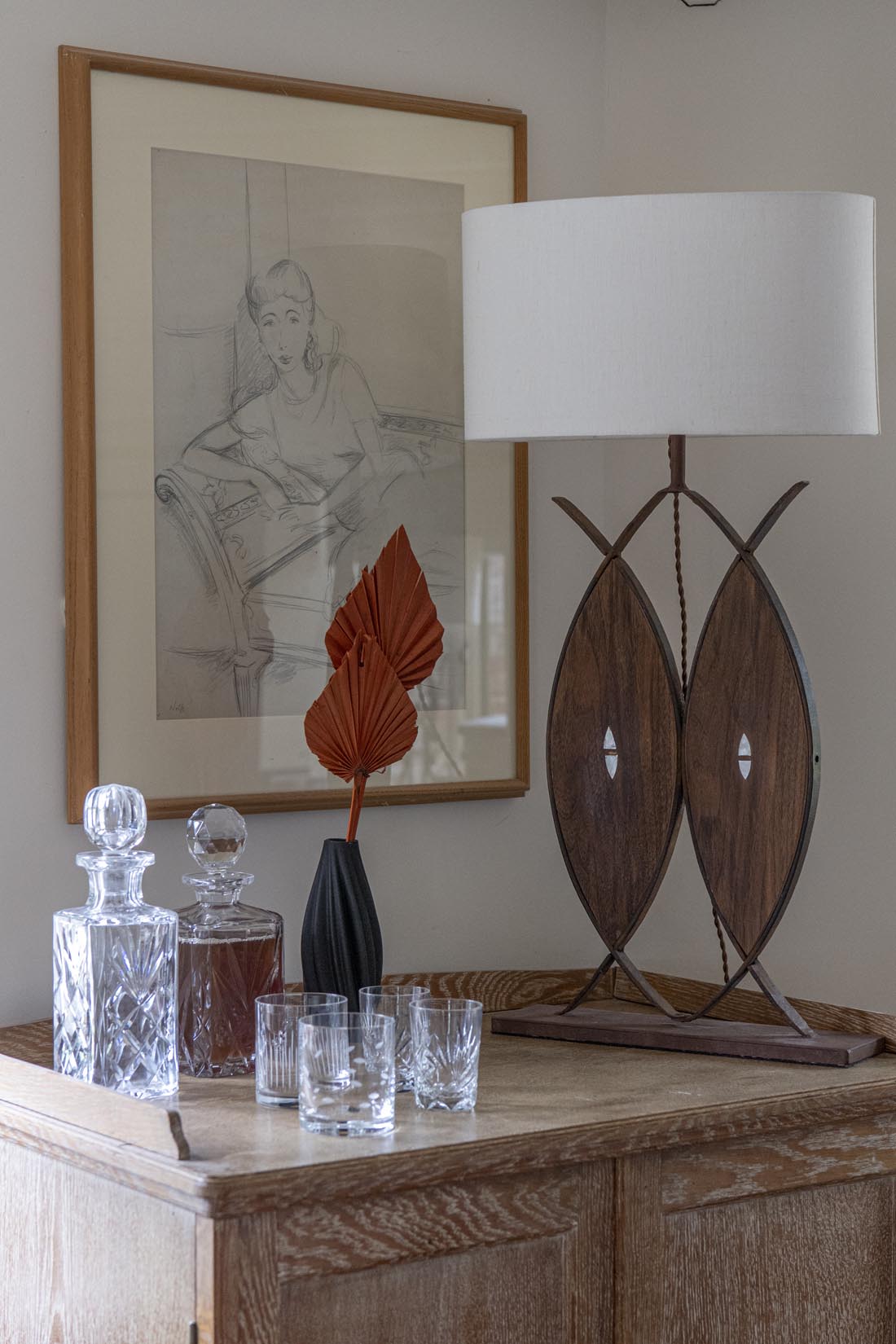 Infinite - wrought iron lamp - Natalia Willmott