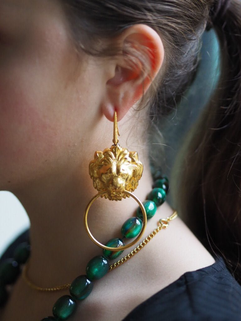 Kasia lion earrings - Natalia Willmott