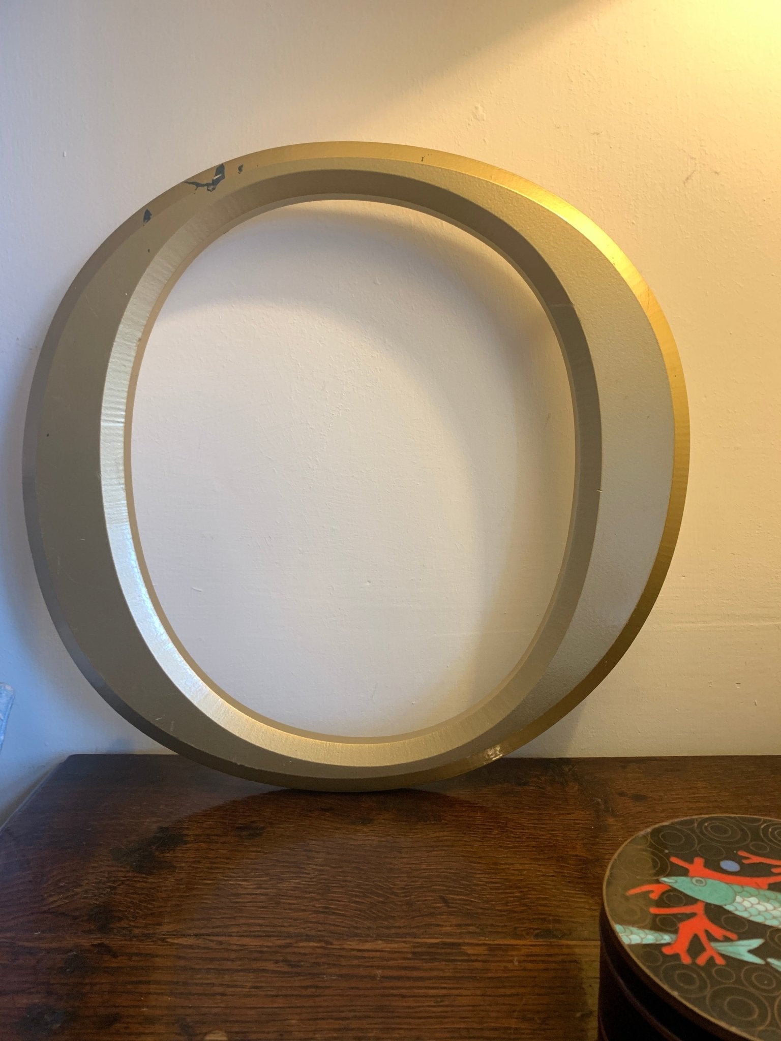 Large gold distressed letter - Natalia Willmott