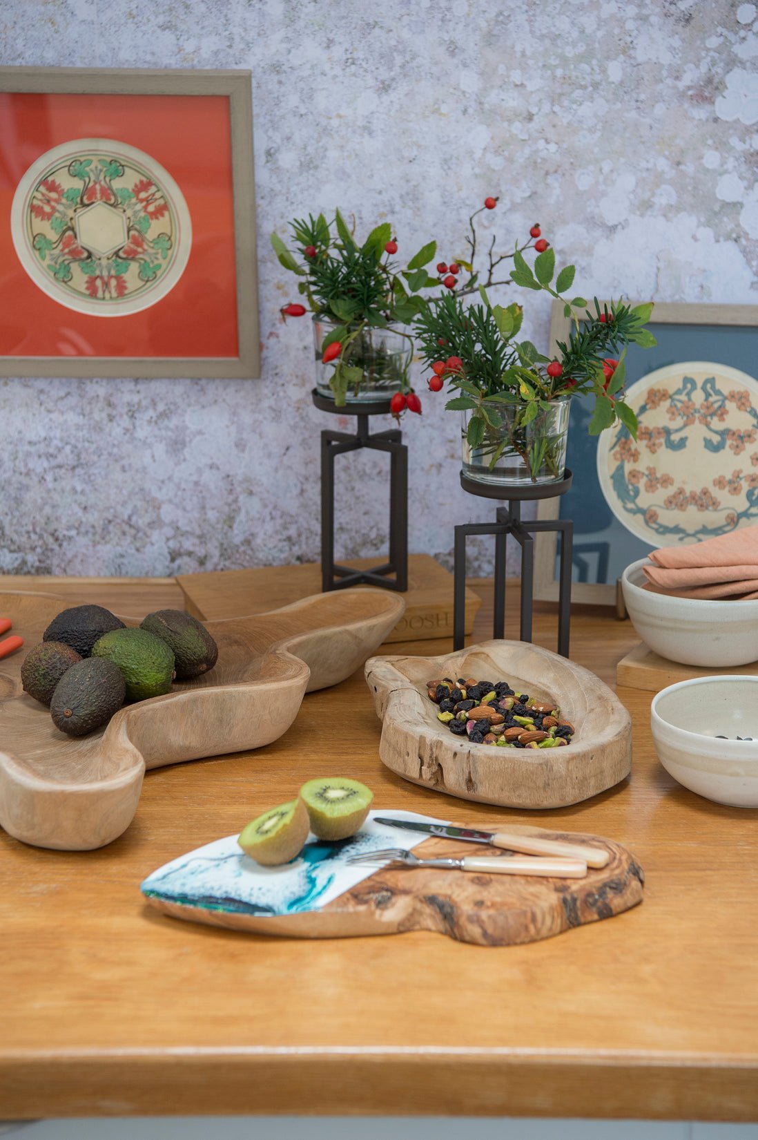 Large teakroot bowl - Natalia Willmott