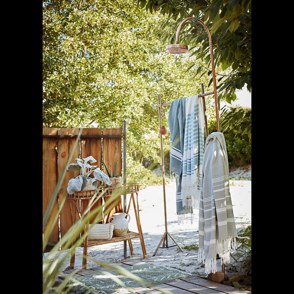 Light mint Hammam towel - Natalia Willmott