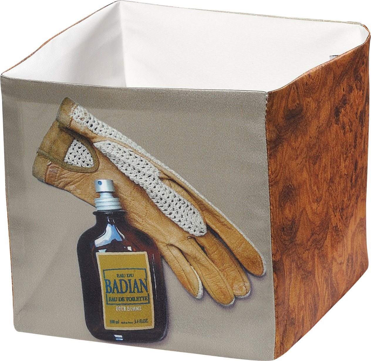 Little storage box with printed design of gloves/lighter - Natalia Willmott