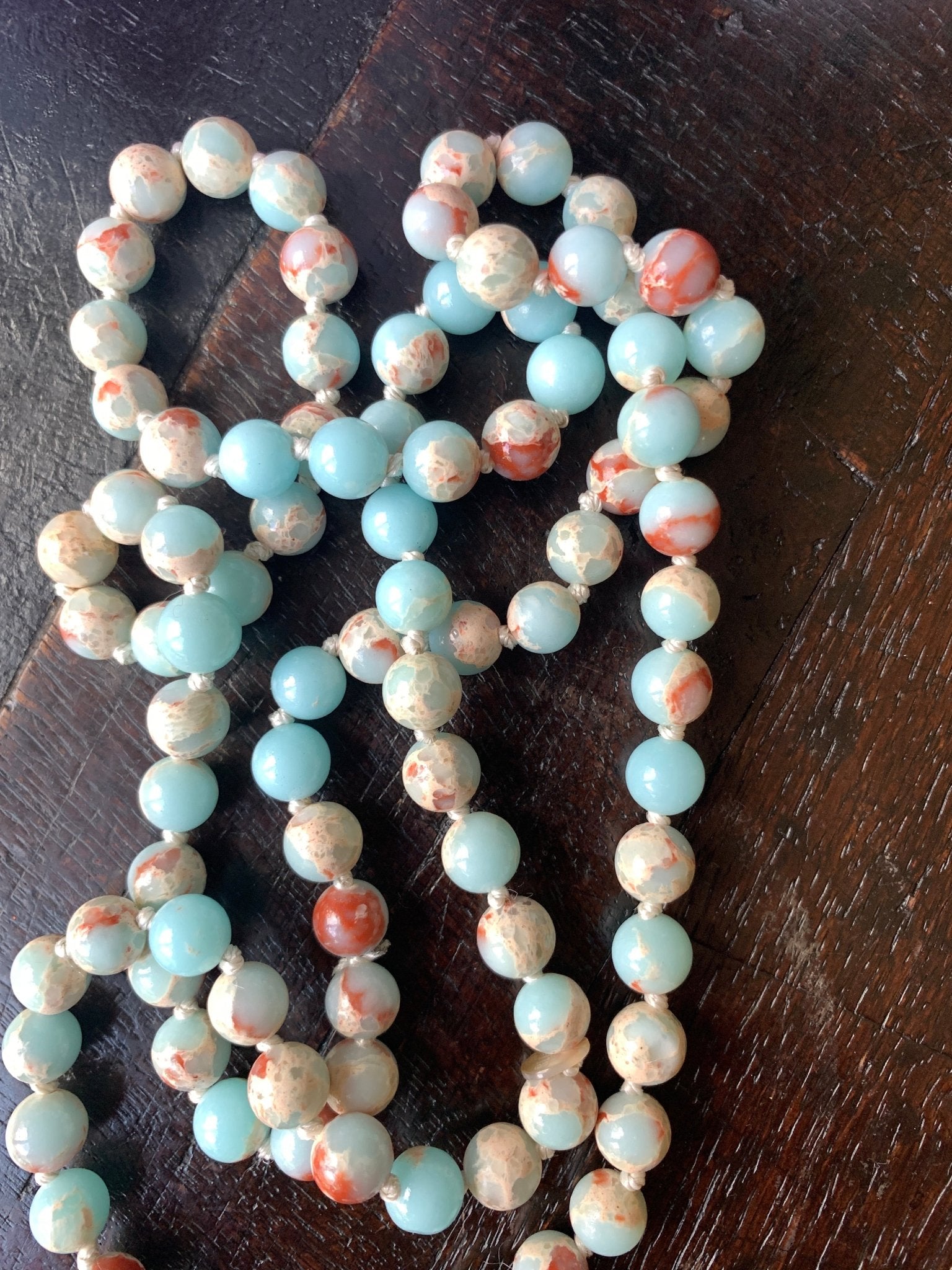 Long beaded necklace - Natalia Willmott