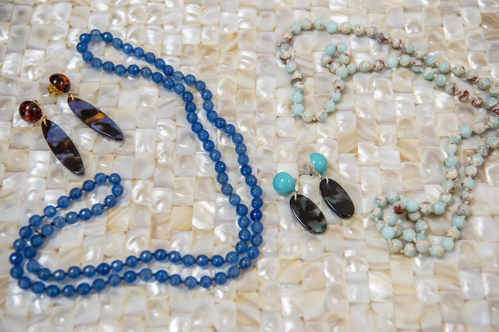 Long beaded necklace - Natalia Willmott