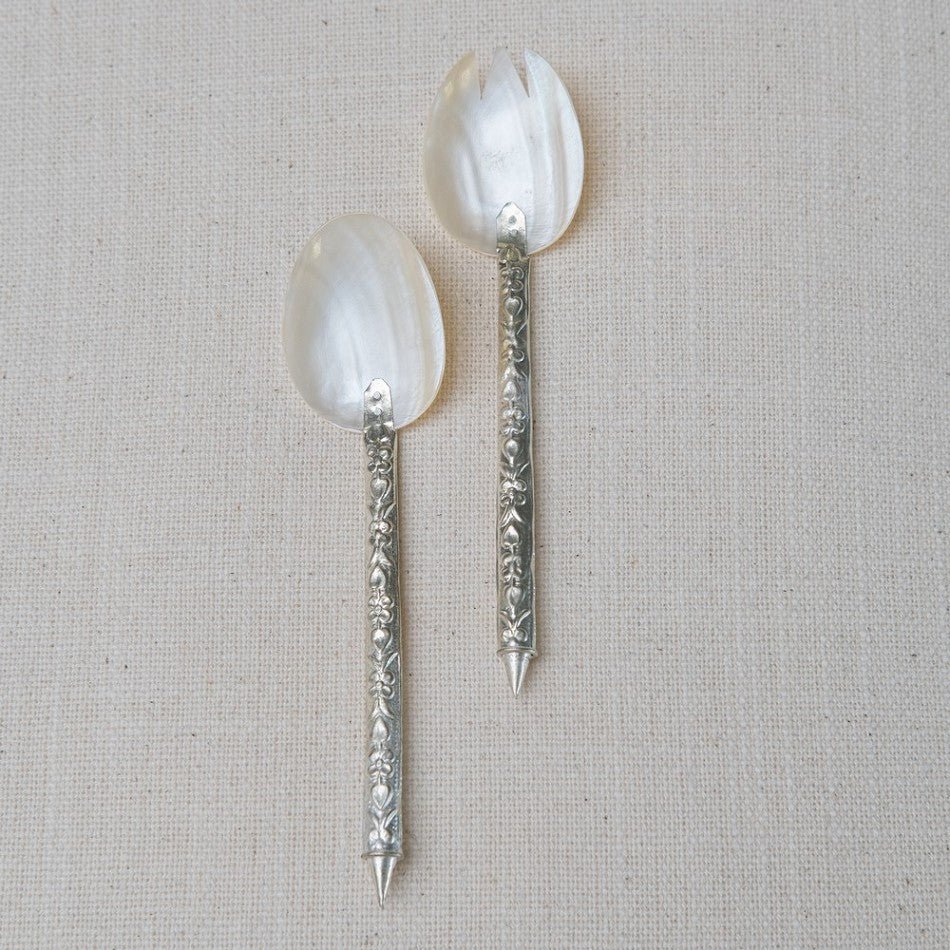 Mother of pearl spoon and fork - Natalia Willmott