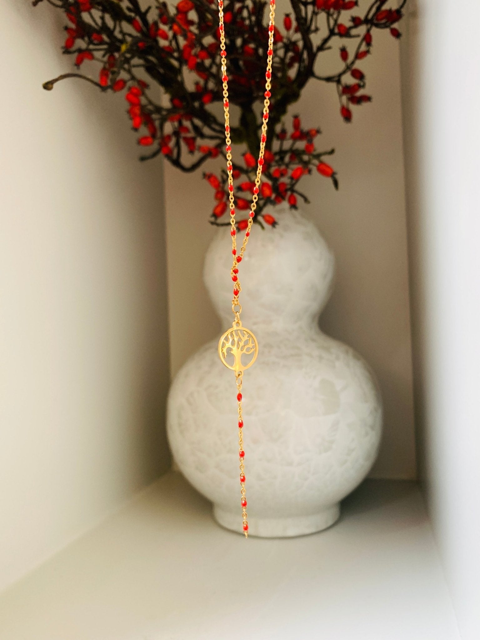 Mulberry tree gold and necklace / bracelet - Natalia Willmott