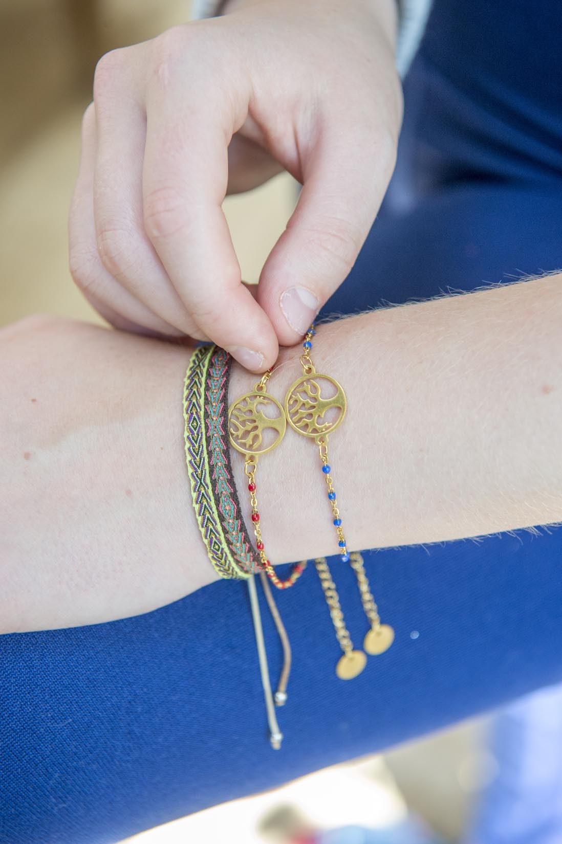 Mulberry tree gold and necklace / bracelet - Natalia Willmott
