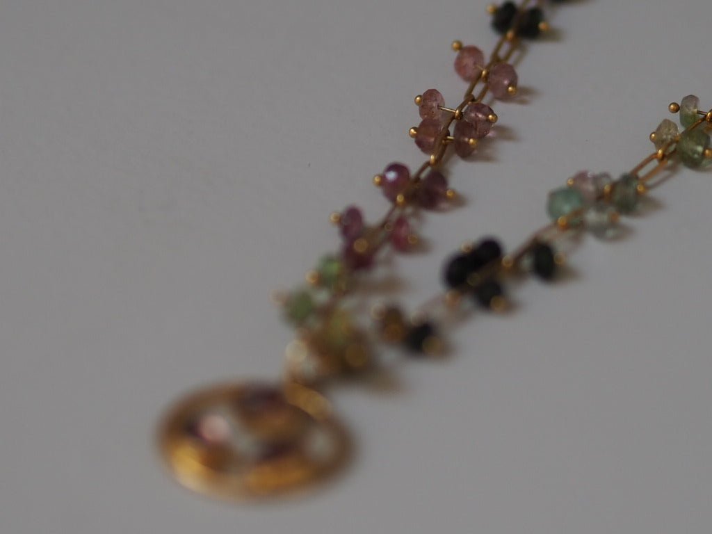 Multicoloured tourmaline necklace - Natalia Willmott