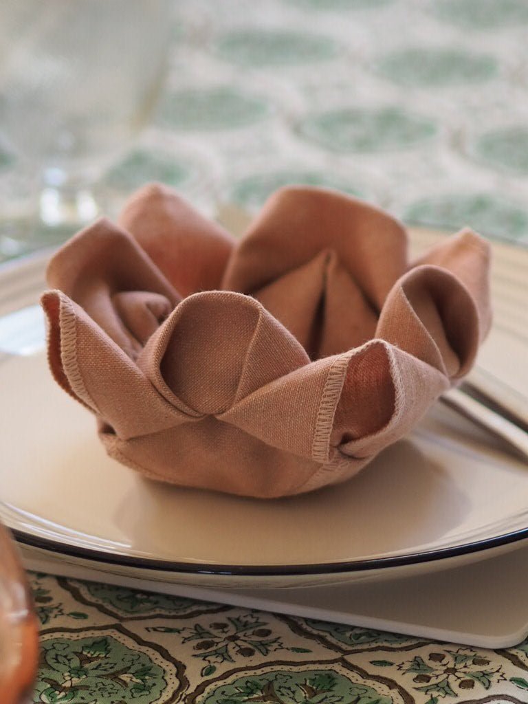 Napkin Mirra rose - Natalia Willmott
