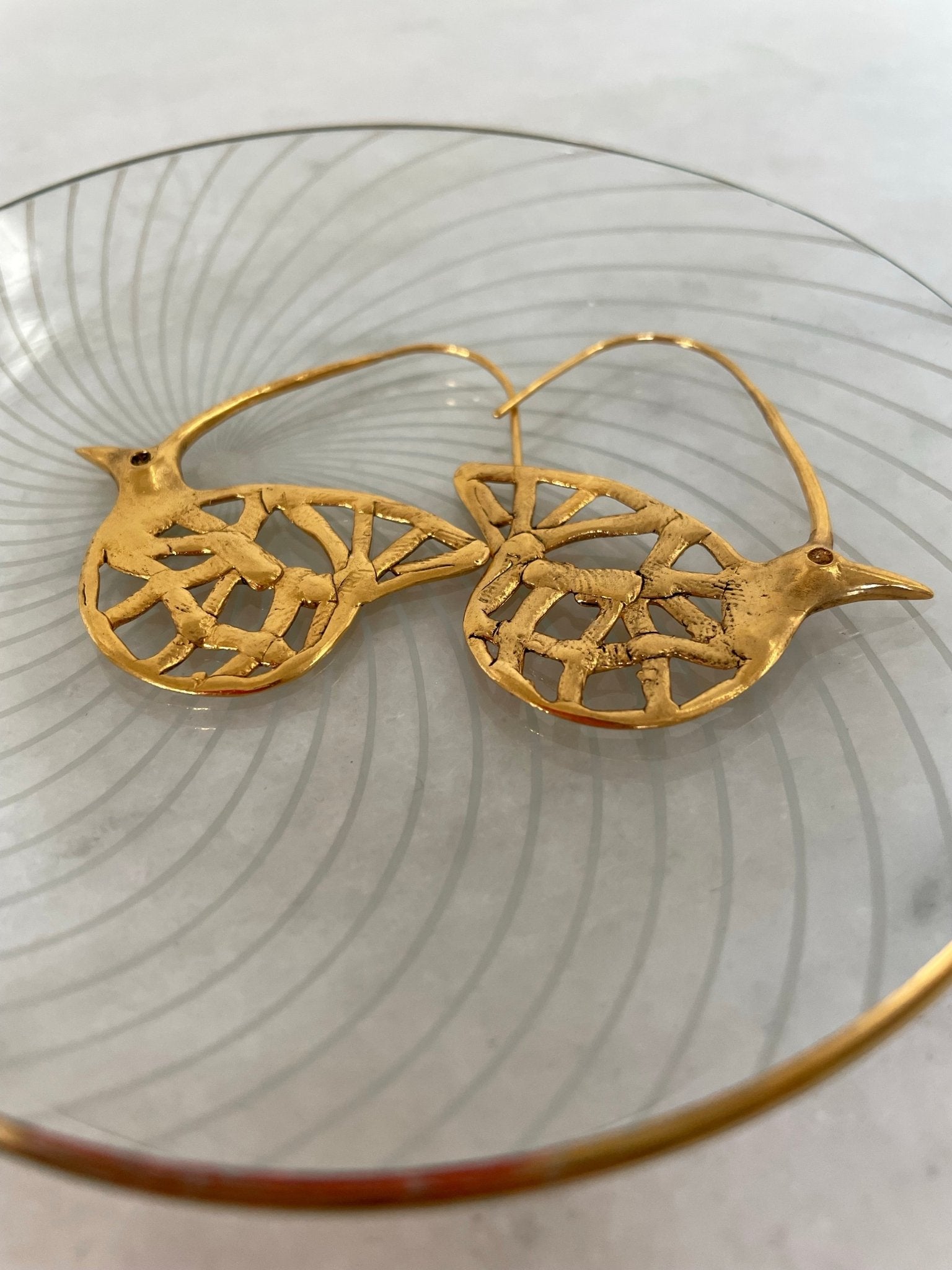 Oiseau - earrings by Elisabeth Riveiro - Natalia Willmott