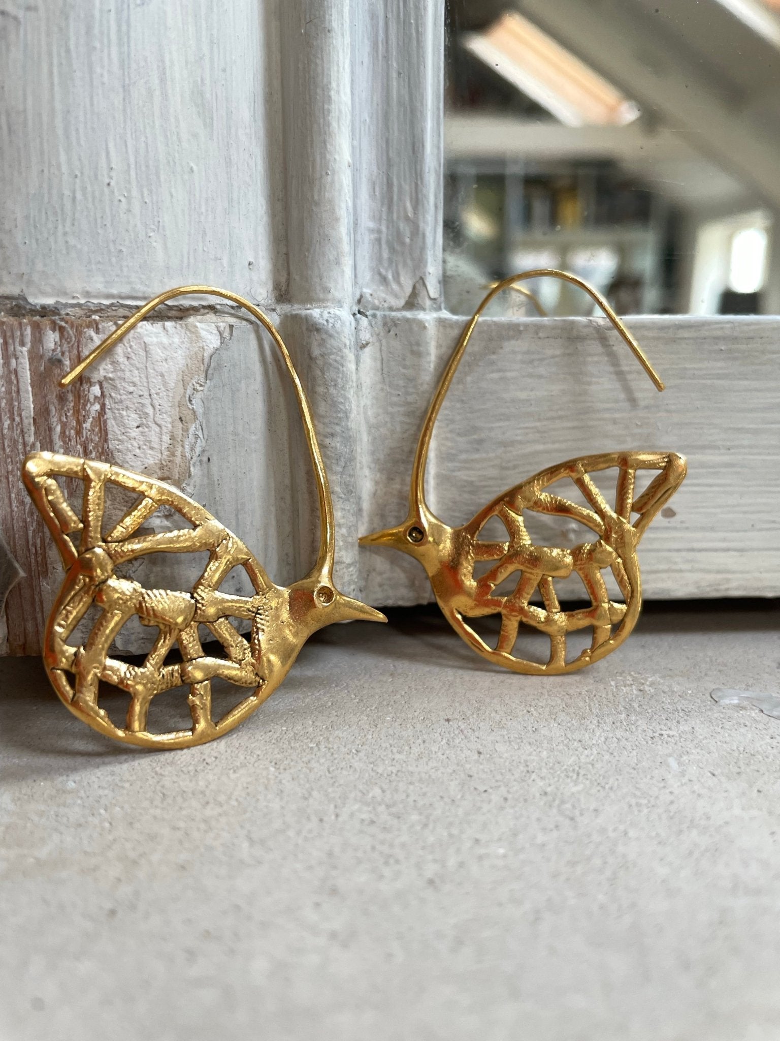 Oiseau - earrings by Elisabeth Riveiro - Natalia Willmott