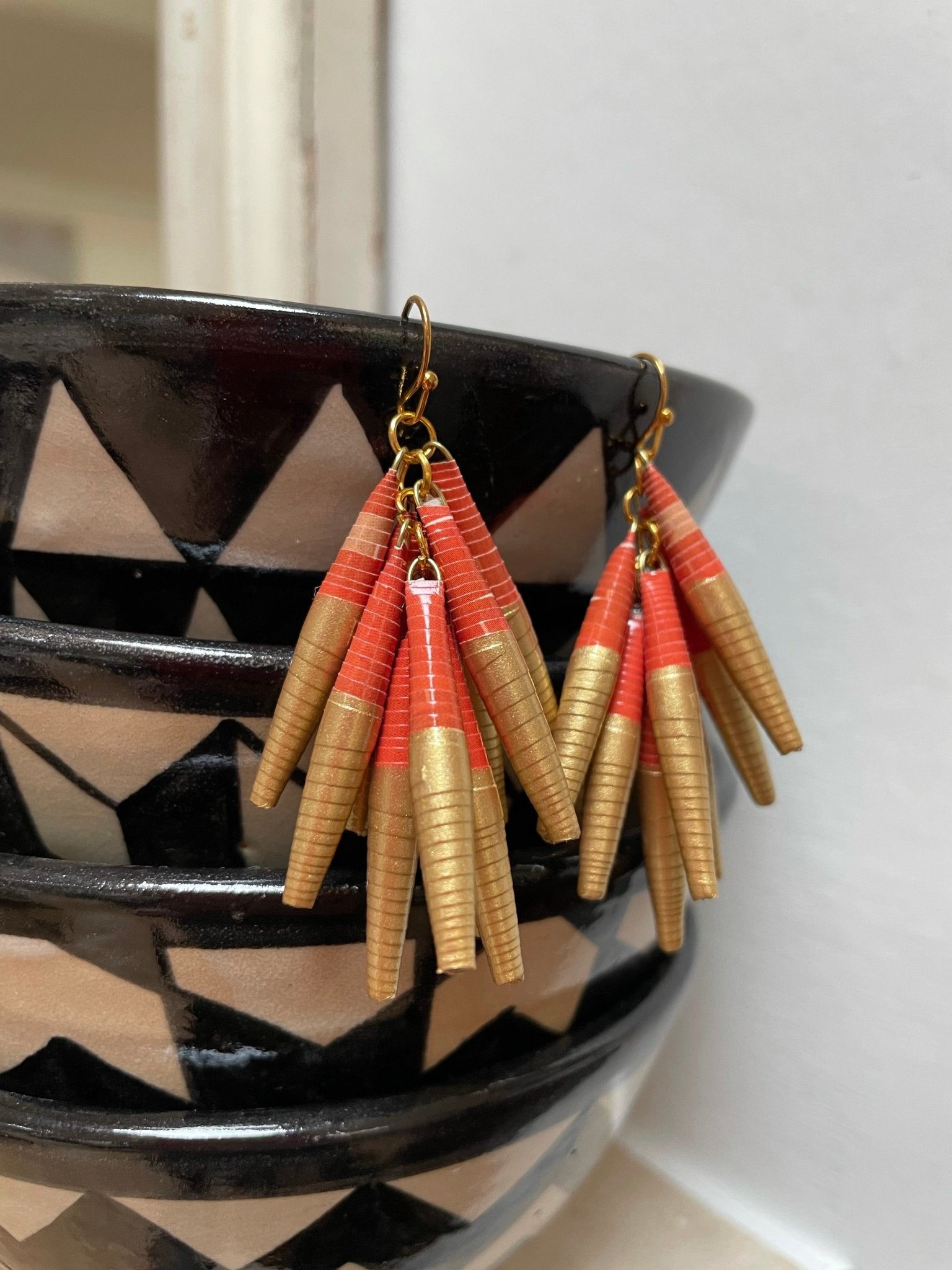 Paper drop earrings - Natalia Willmott