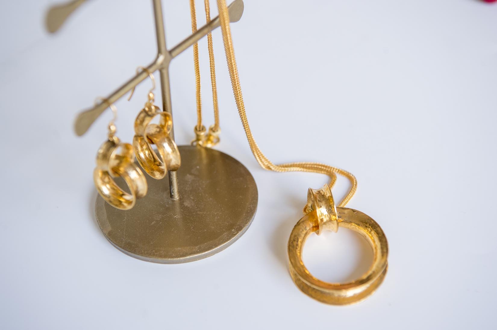 Pendant "creole duo" by Elisabeth Riveiro - Natalia Willmott