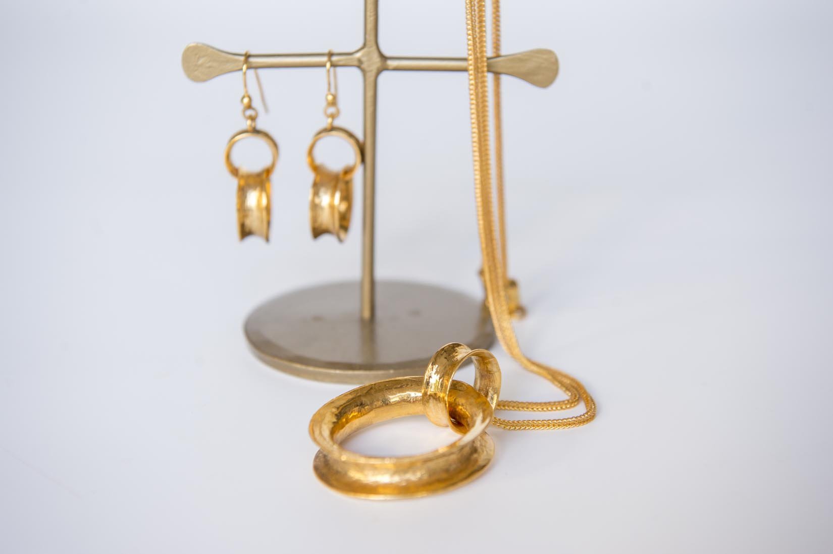 Pendant "creole duo" by Elisabeth Riveiro - Natalia Willmott