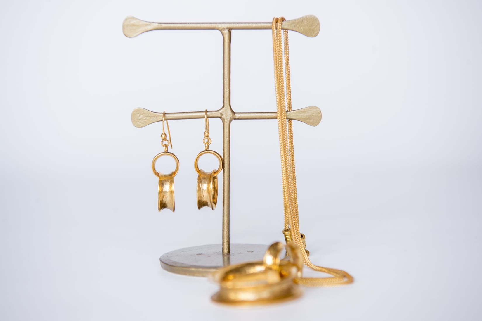 Pendant "creole duo" by Elisabeth Riveiro - Natalia Willmott