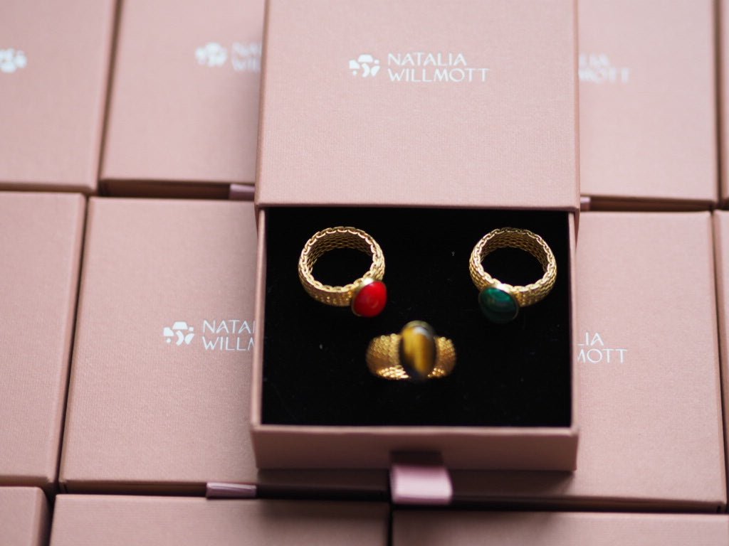 Shanta mesh rings - Natalia Willmott