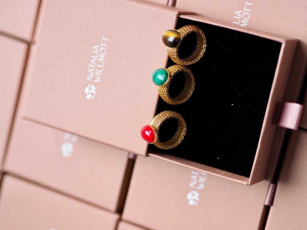 Shanta mesh rings - Natalia Willmott