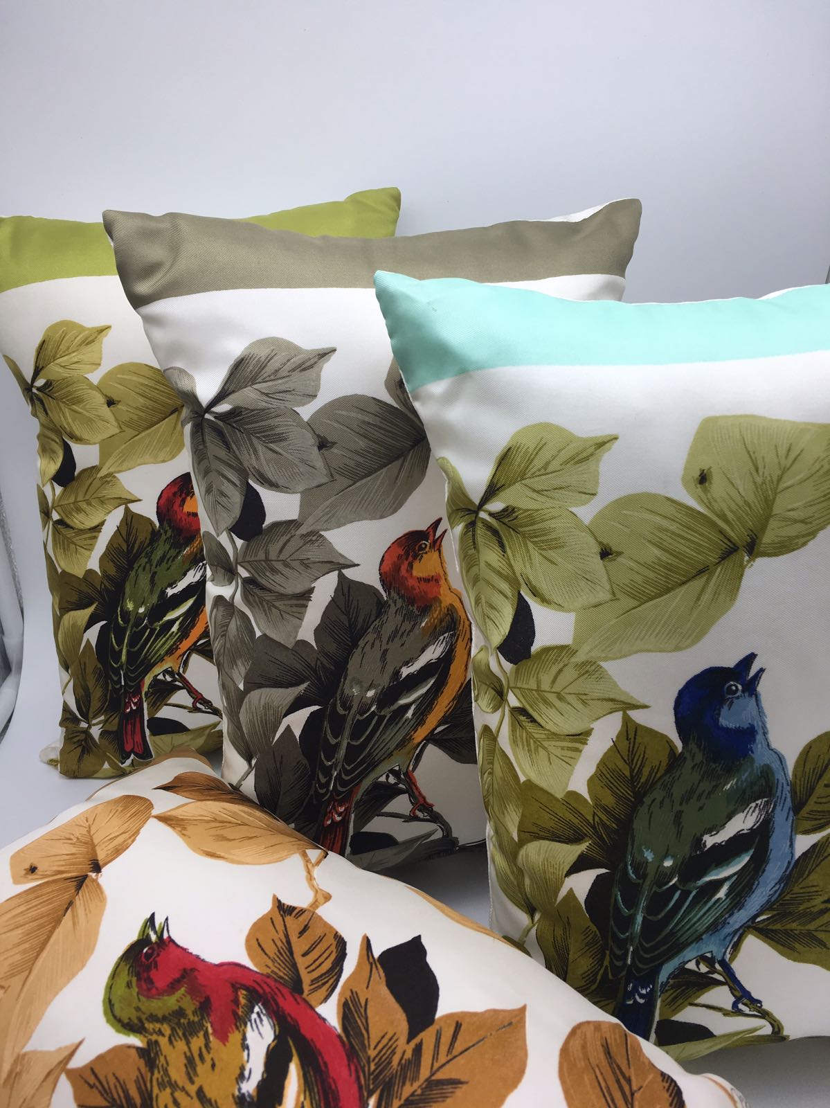 Silk bird cushion - Natalia Willmott
