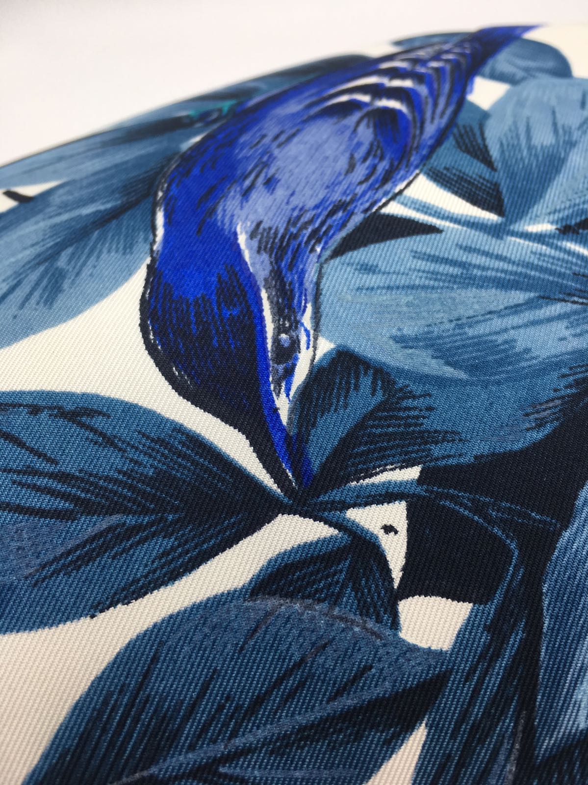 Silk bird cushion - Natalia Willmott