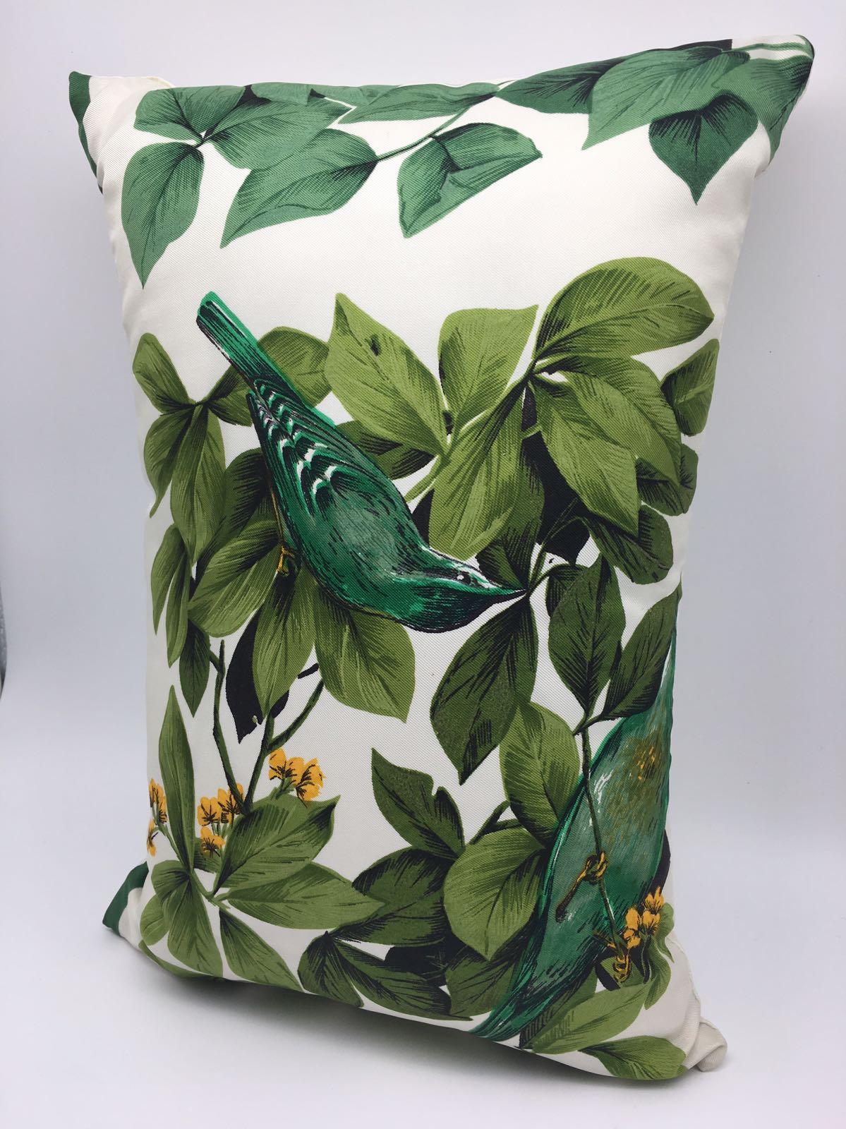 Silk bird cushion - Natalia Willmott