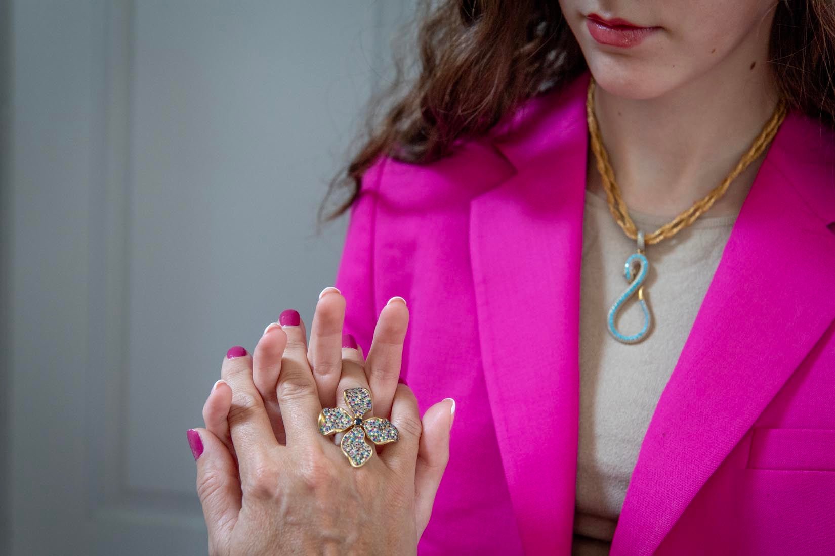 snake pendant necklace - Natalia Willmott