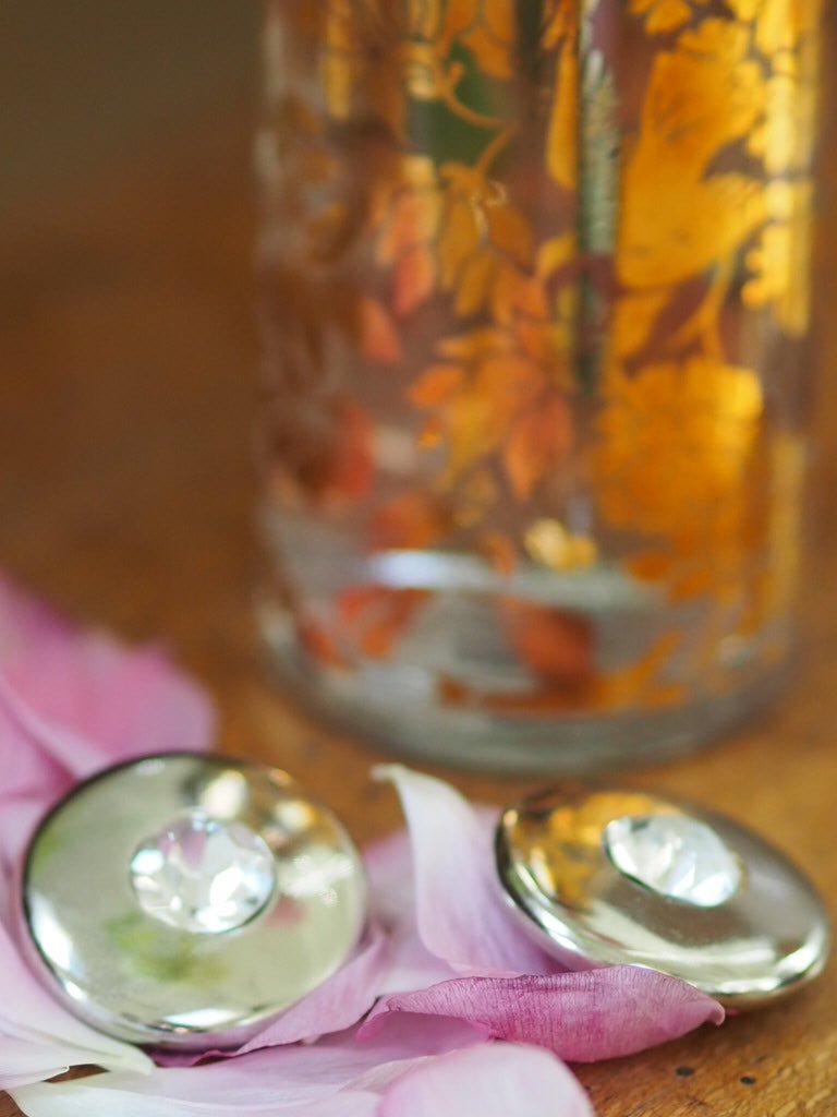 Sphinx round vintage clip on earrings - Natalia Willmott