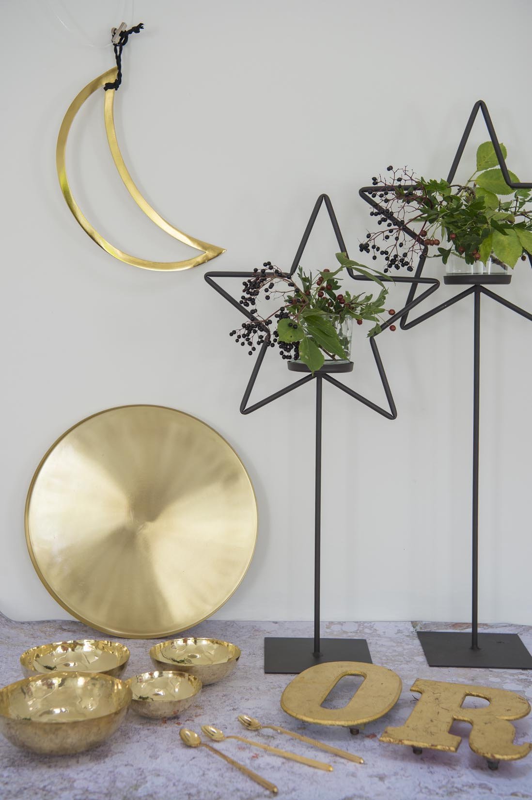 Star metal candleholder - Natalia Willmott