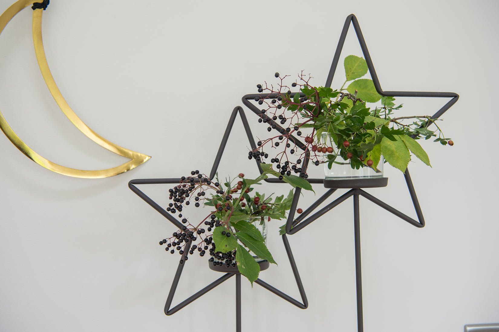 Star metal candleholder - Natalia Willmott