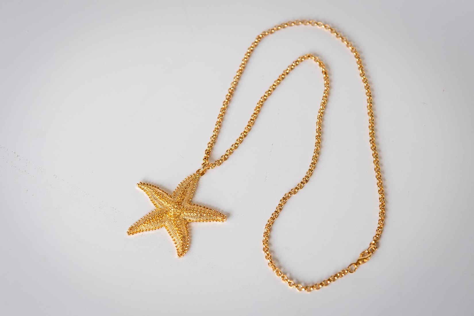 Starfish drop chain necklace - Natalia Willmott