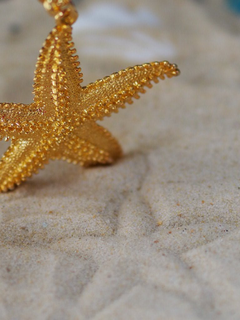 Starfish drop chain necklace - Natalia Willmott