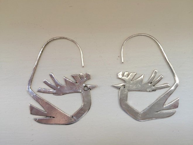 Stylised Stag - cerfs volants - earrings by Elisabeth Riveiro - Natalia Willmott