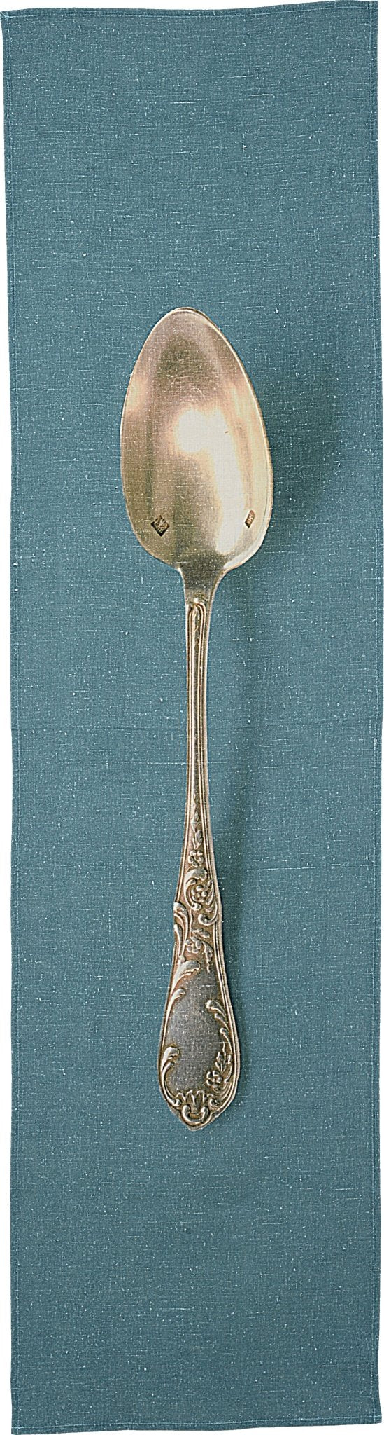 Table runner printed with image of antique spoon - Natalia Willmott