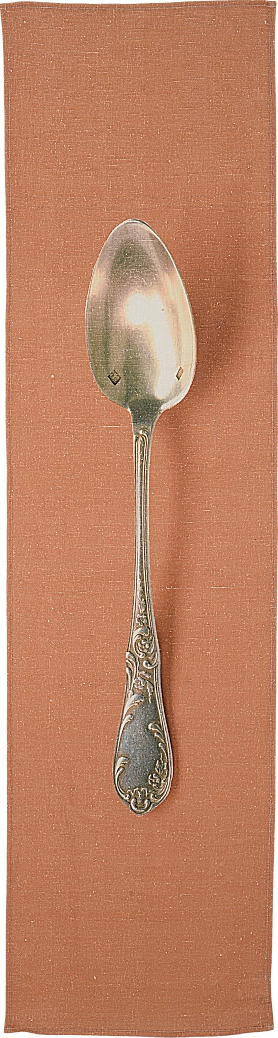 Table runner printed with image of antique spoon - Natalia Willmott