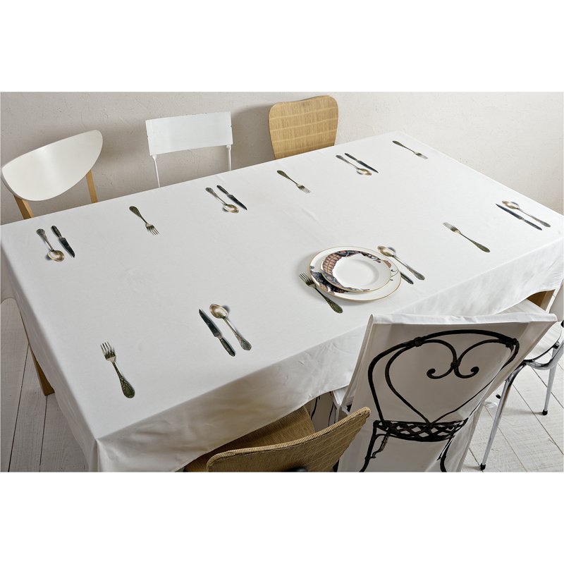 Tablecloth with cutlery design - Natalia Willmott