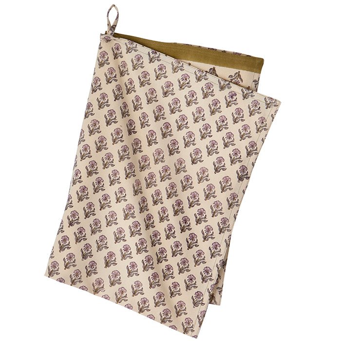Tea Towel / hand towel Poonan Olive - Natalia Willmott