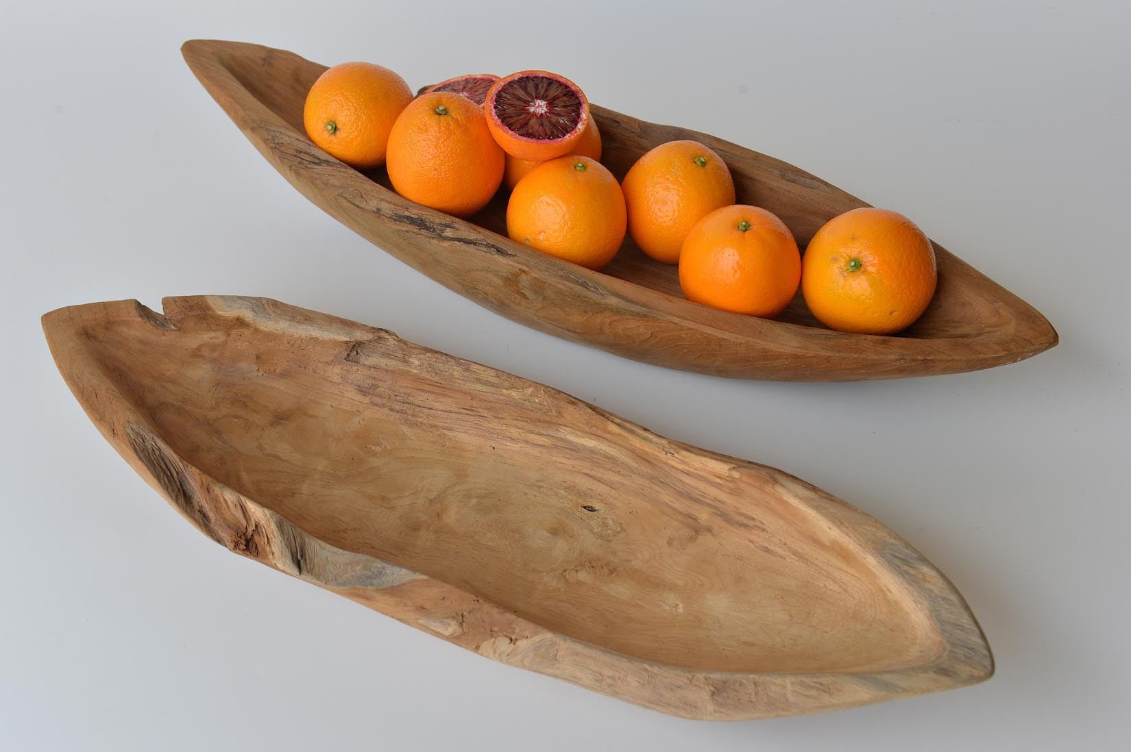 Teakroot boat shaped bowl - Natalia Willmott