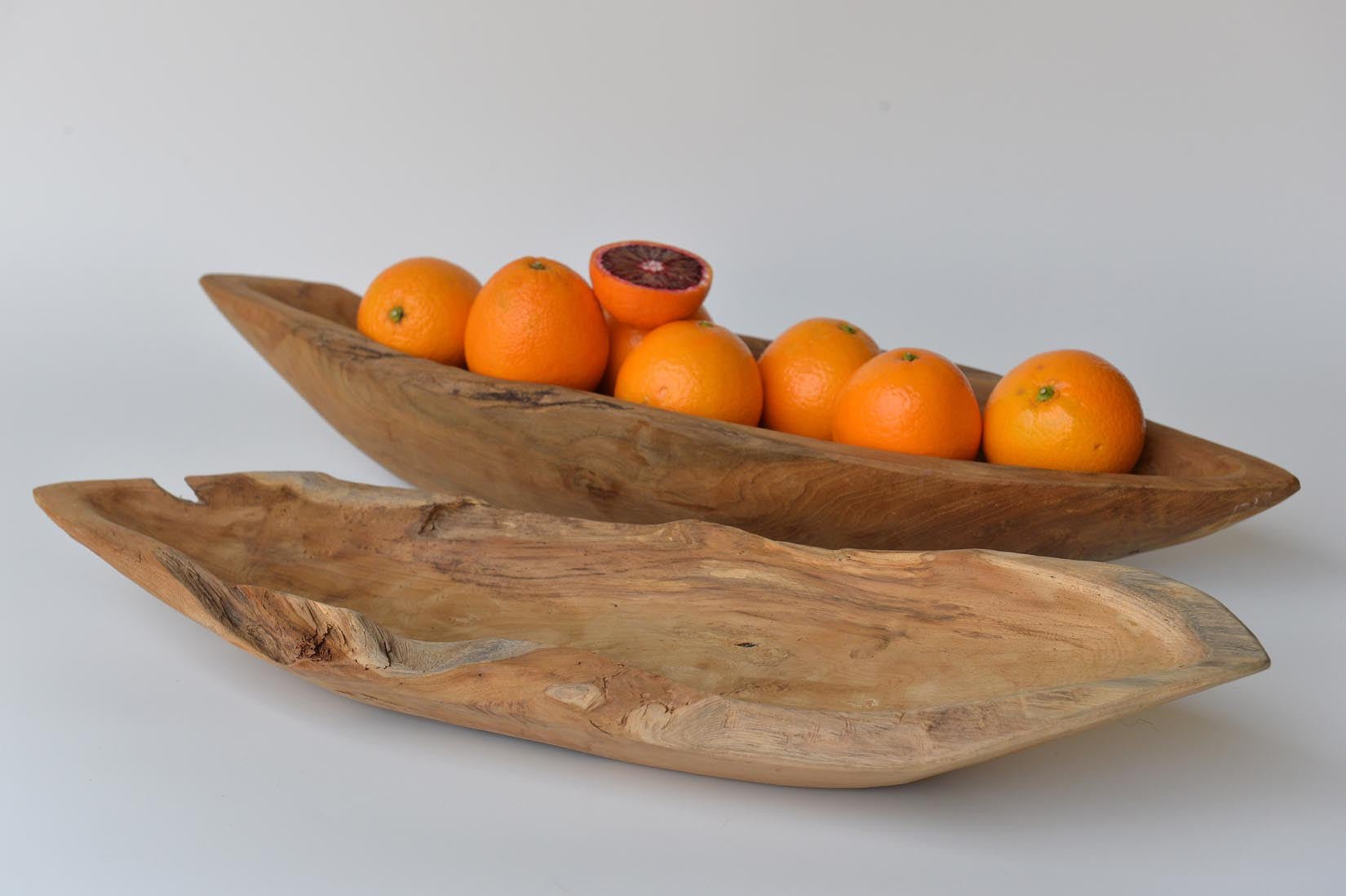 Teakroot boat shaped bowl - Natalia Willmott