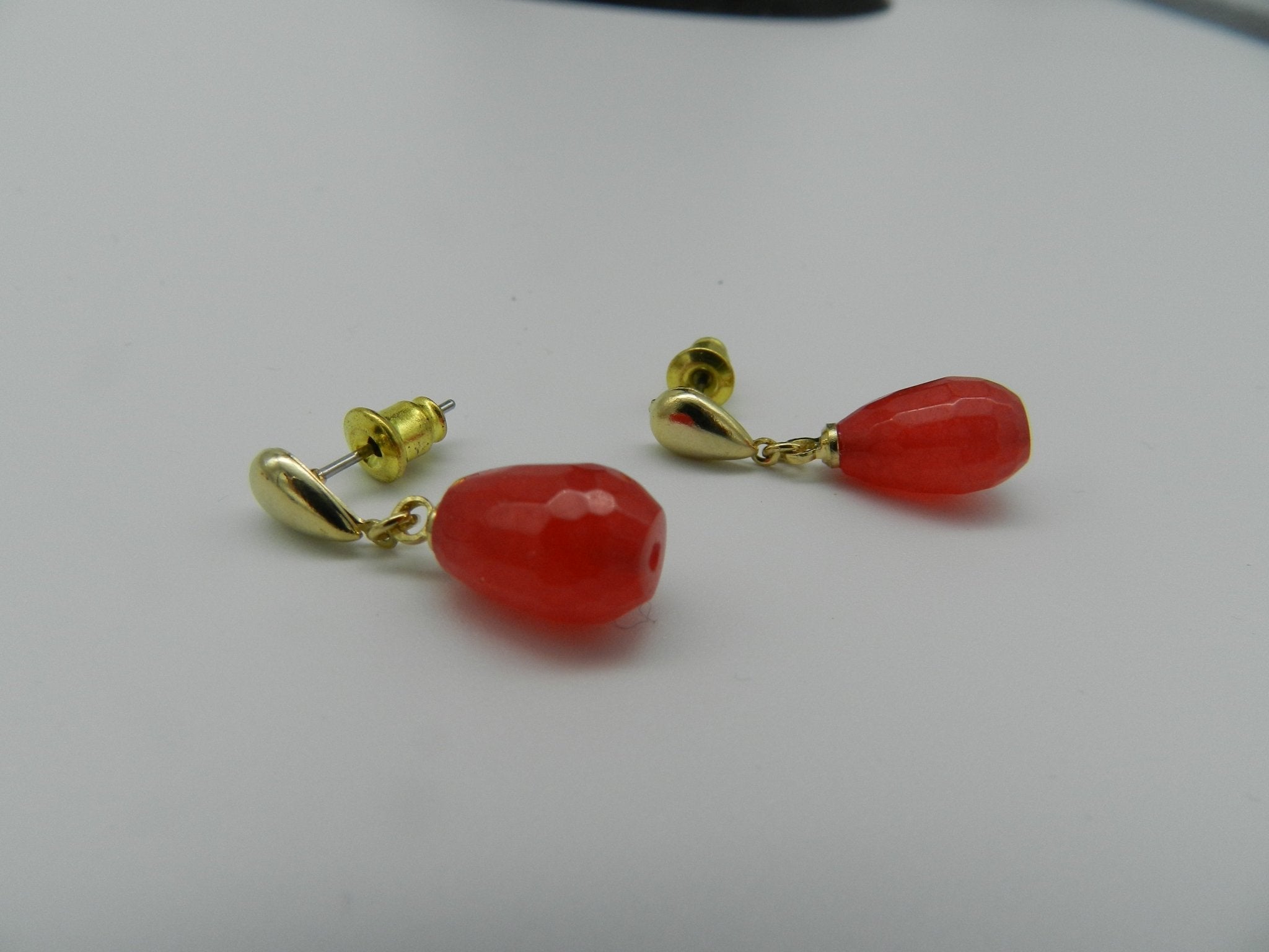 Tear drop earrings with gemstones - Natalia Willmott