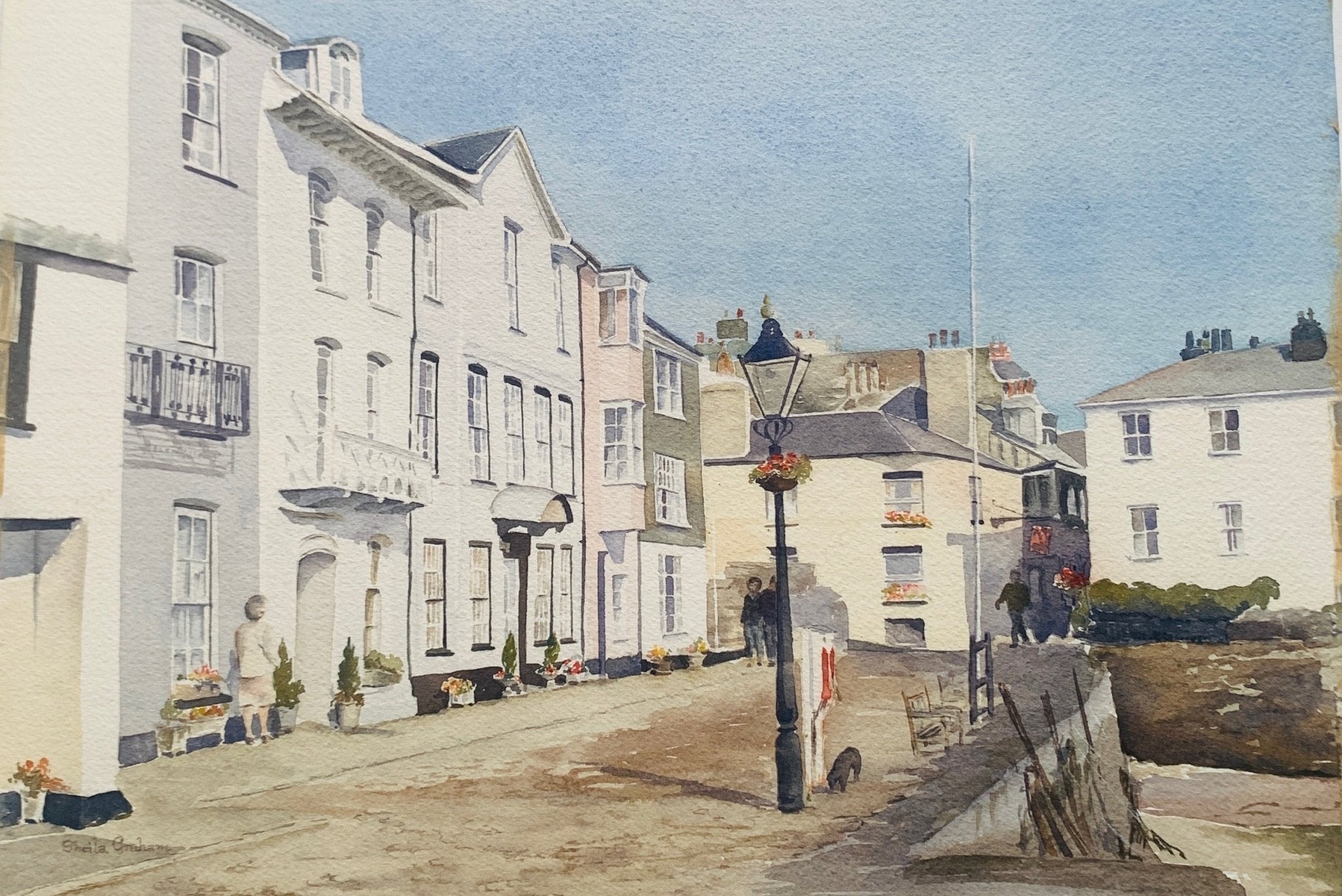 The Quay Watercolour on paper - Natalia Willmott