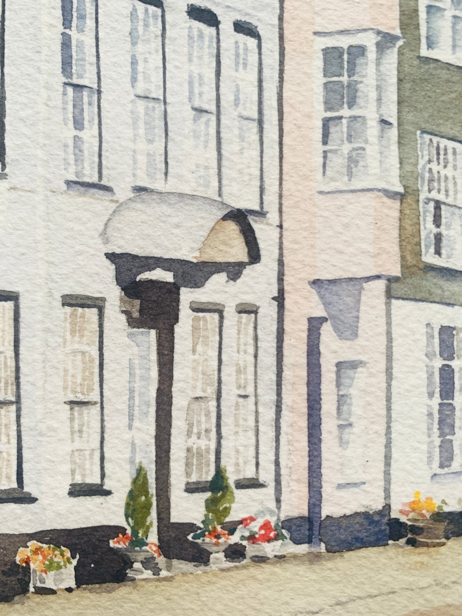 The Quay Watercolour on paper - Natalia Willmott