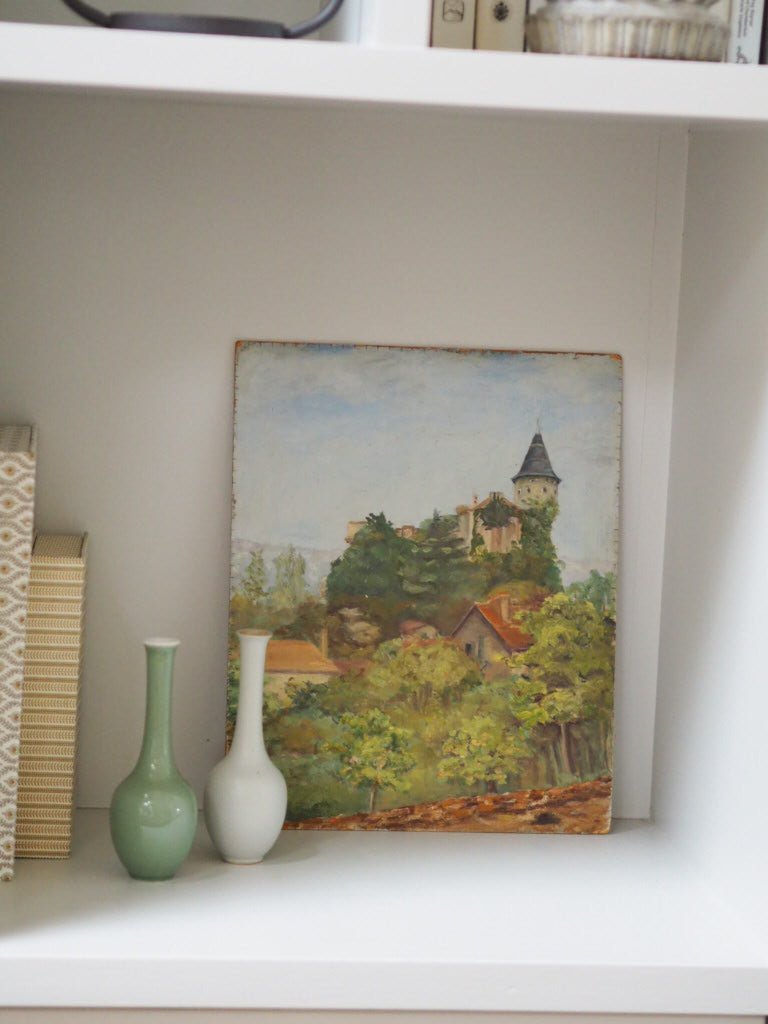 Village up a hill in France - Natalia Willmott