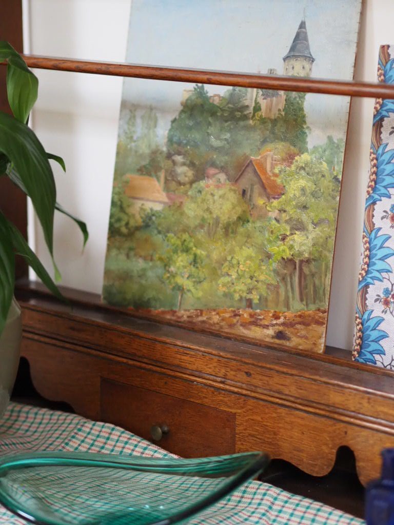 Village up a hill in France - Natalia Willmott