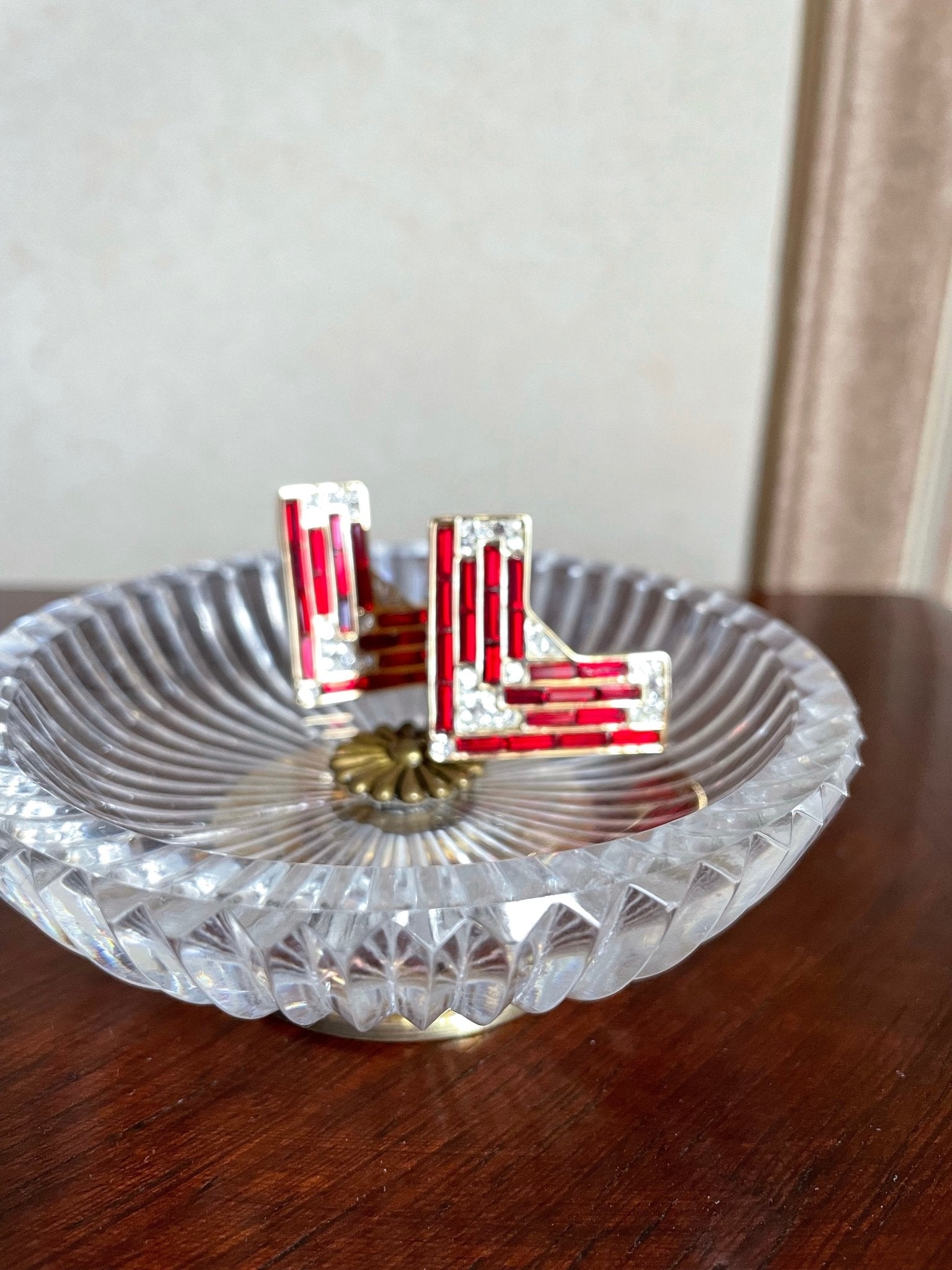 Vintage Art Deco style clip on earrings - Natalia Willmott